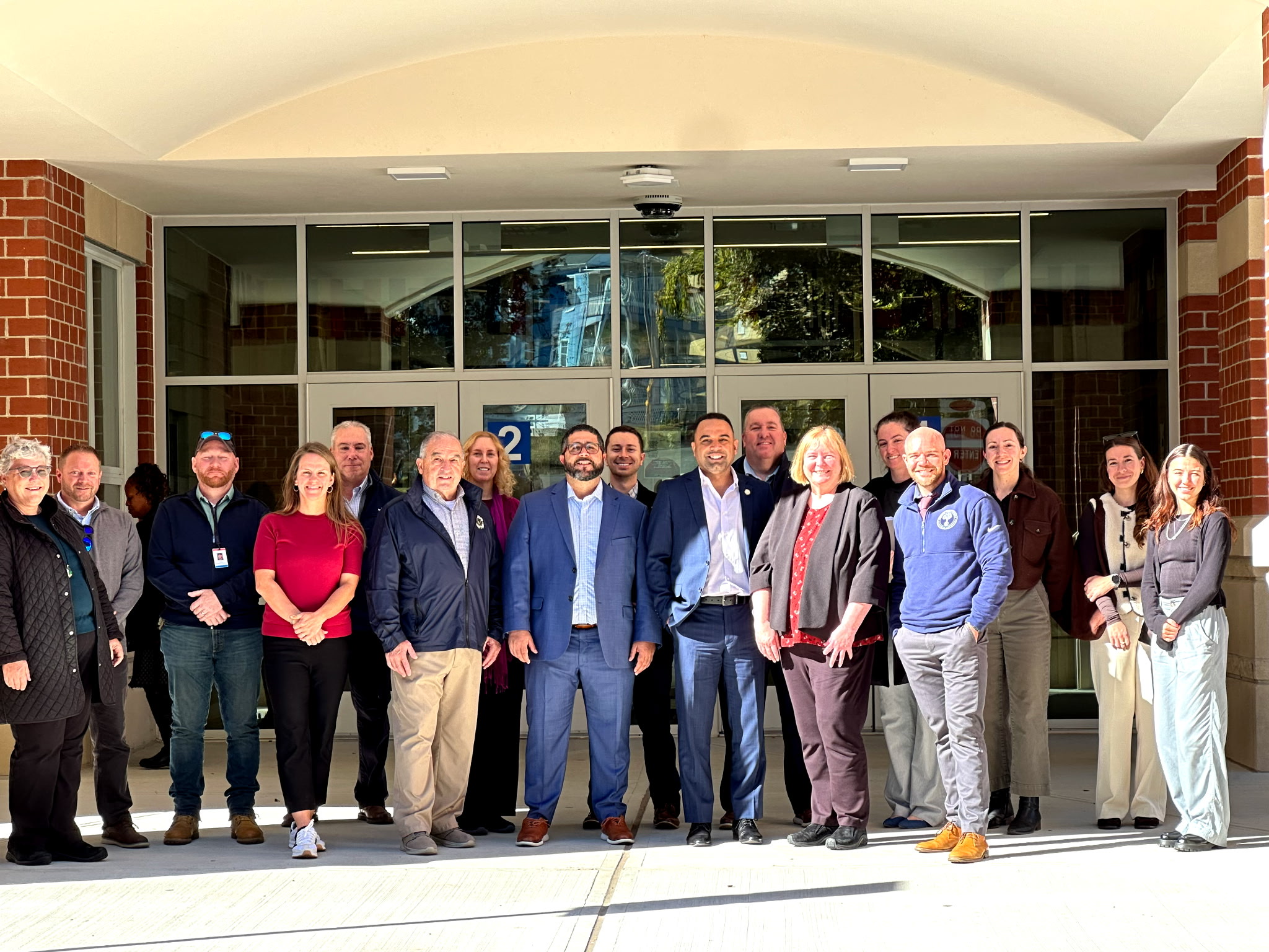 MSBA Team Tours Dr. William R. Peck Middle School
